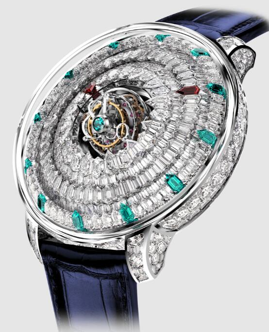 Review Jacob & Co THE MYSTERY TOURBILLON PARAIBA INDEX SN800.30.BD.UD.ABALA Replica watch - Click Image to Close